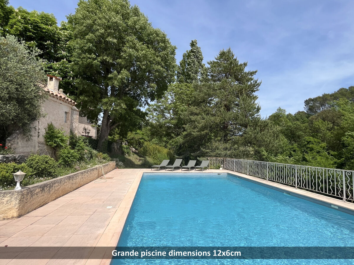 Maison Campagne la Rivière à Cotignac, vue rivière - Photo 2