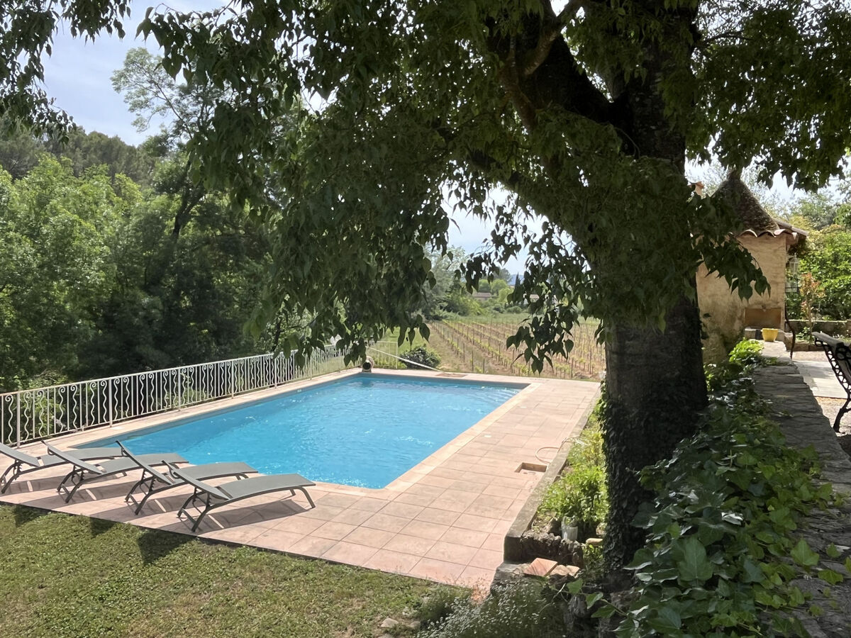 Maison Campagne la Rivière à Cotignac, vue rivière - Photo 3