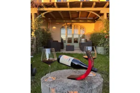 Maison Langhe Wine & Relax à Novello, vue Alpes