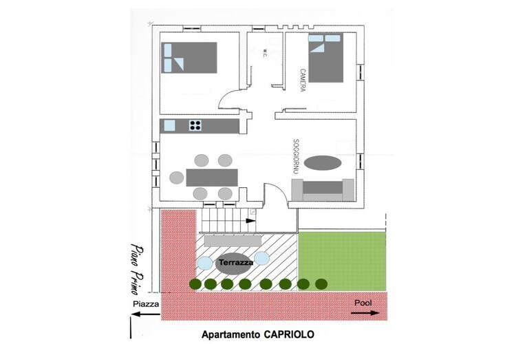 Maison 1 chambre avec piscine à Montone - Photo 30