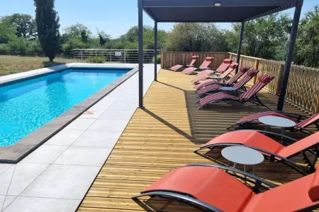 Villa Rocamadour, maison 5 chambres avec piscine privée : photo 11