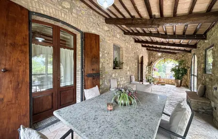 Villa en pierre à Allerona, 7 chambres et piscine : photo 13