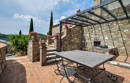 Villa en pierre à Allerona, 7 chambres et piscine : photo 15