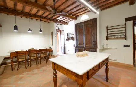 Villa en pierre à Allerona, 7 chambres et piscine : photo 32