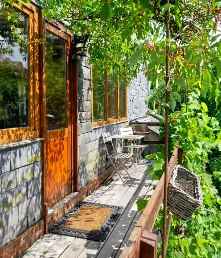 Studio avec cheminée et jardin à Hamois, Belgique : photo 4