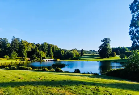 Studio avec cheminée et jardin à Hamois, Belgique : photo 17
