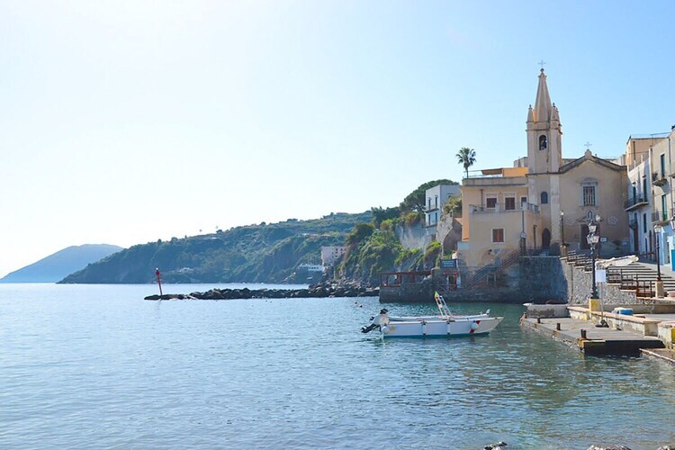 Villa Mela D à Lipari : maison face à la mer - Photo 17