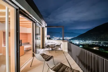 Loft stylé 55 m² avec terrasse sud à Algund : photo 28
