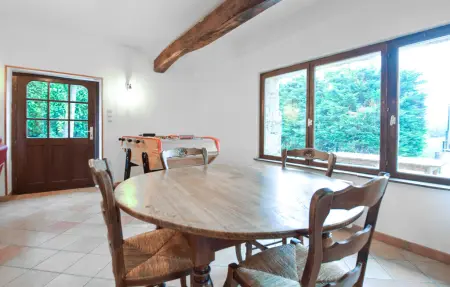 Maison à colombages avec bain nordique et salle de fitness : photo 18