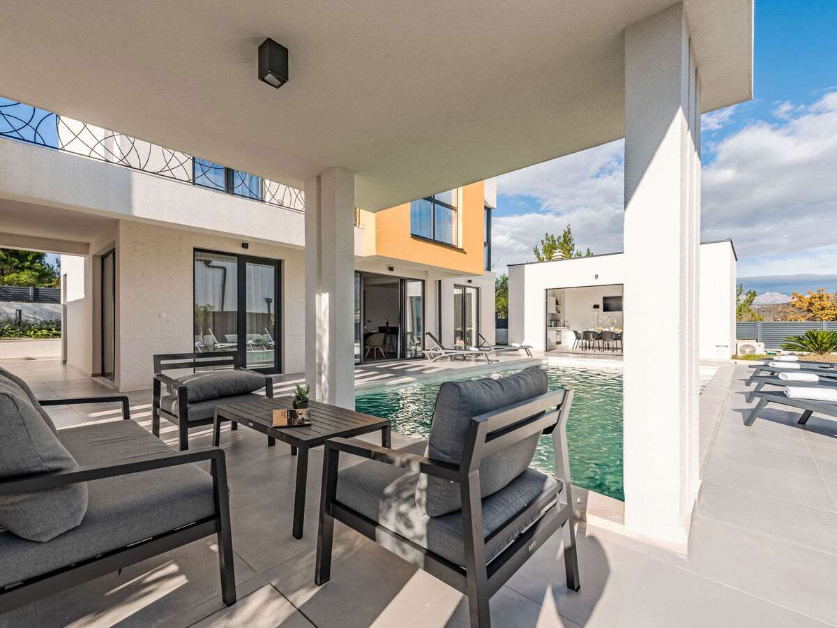 Villa avec piscine chauffée à Pridraga, 6 personnes - Photo 33