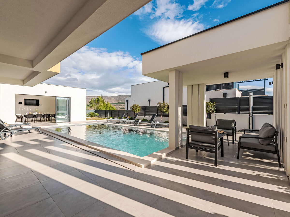 Villa avec piscine chauffée à Pridraga, 6 personnes - Photo 47