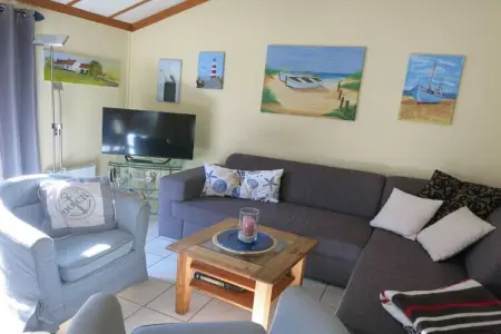 Maison 60 m² plain-pied, jardin sud et piscine chauffée : photo 8