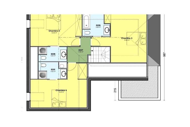 Villa Moaï à Quiberon, 8 pers., 170 m² bord de mer - Photo 49