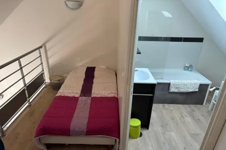 Maison indépendante Courtils, 44 m², terrasse et jardin : photo 16