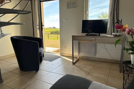 Gîte Bellevue à Courtils, vue Mont-Saint-Michel : photo 17