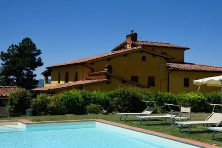 Maison 6 pers. à Castelfranco di Sopra, piscine et terrasse : photo 2