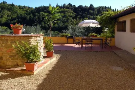 Maison 6 pers. à Castelfranco di Sopra, piscine et terrasse : photo 8