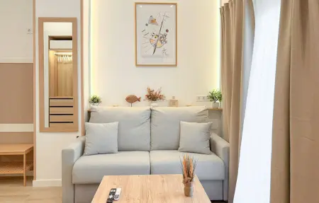 Appartement contemporain à Malaga, climatisé, à 260 m de la plage : photo 2