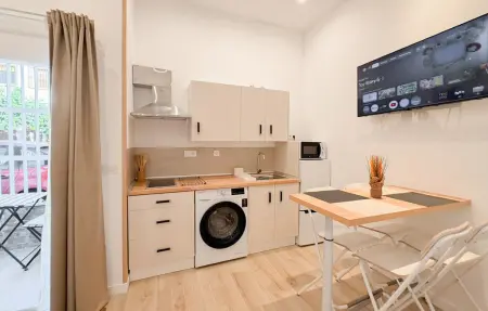 Appartement contemporain à Malaga, climatisé, à 260 m de la plage : photo 3