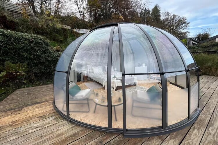 Glass Dome, maison cosy pour 2 à Bouillon - Photo 14