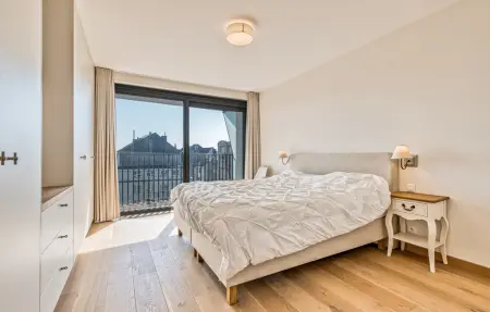 Appartement vue mer, terrasse couverte et piscine à Ostende : photo 16