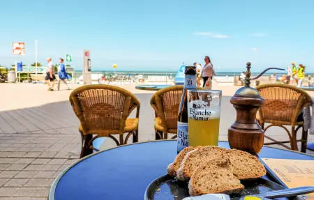 Appartement vue mer, terrasse couverte et piscine à Ostende : photo 23
