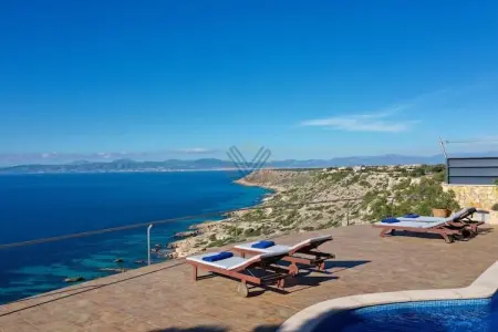 Villa Sa Torre : vue mer panoramique, 4 chambres : photo 1