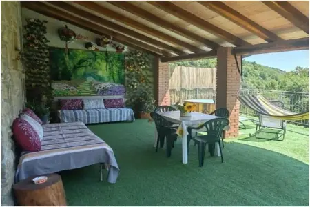 Maison 4 chambres Volterrano, vue montagne et piscine : photo 11