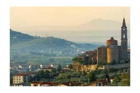 Maison 4 chambres Volterrano, vue montagne et piscine : photo 33