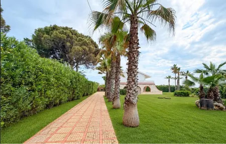 Maison côtière 7 pers. à Arenella, jardin face à la mer : photo 13