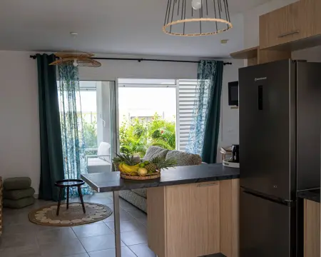 Appartement climatisé 58 m² avec terrasse à Sainte-Anne, Guadeloupe : photo 1