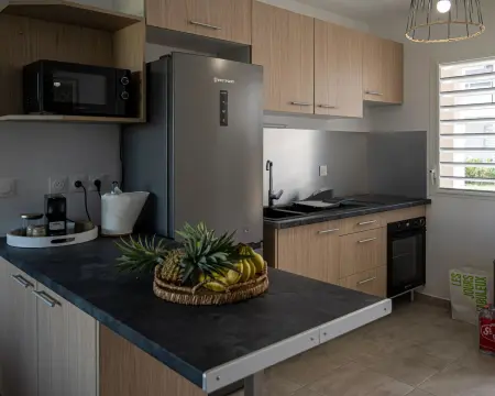Appartement climatisé 58 m² avec terrasse à Sainte-Anne, Guadeloupe : photo 5