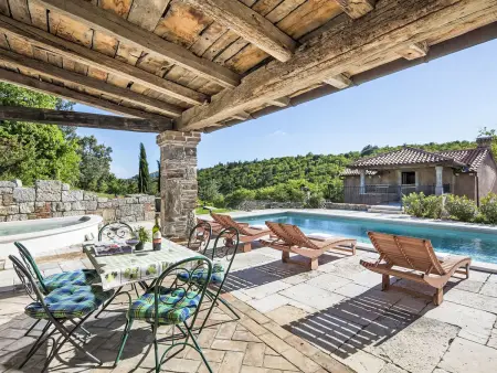 Bella Malini, maison 8 pers. avec piscine à Labin : photo 7
