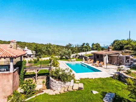 Bella Malini, maison 8 pers. avec piscine à Labin : photo 8