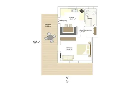 Maison 45 m² avec terrasse et jardin à Lana : photo 23