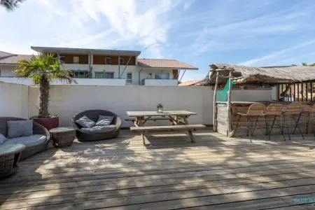 Villa 15 personnes avec piscine chauffée à Moliets : photo 7