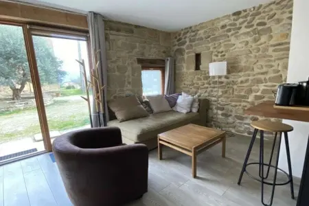 Maison ancienne grange 4 personnes avec piscine : photo 5