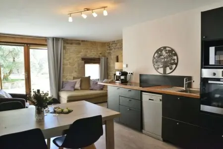 Maison ancienne grange 4 personnes avec piscine : photo 6