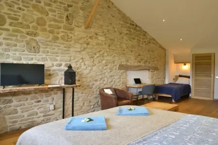 Maison ancienne grange 4 personnes avec piscine : photo 7