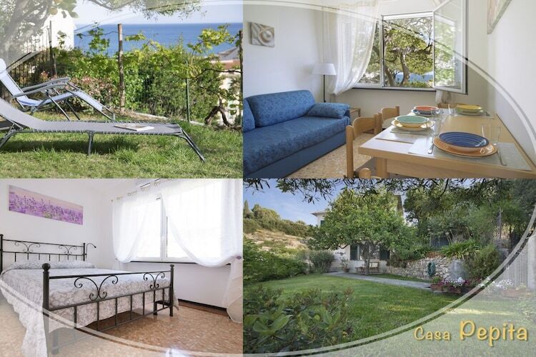 Maison 2 chambres avec jardin face à la mer, Laigueglia - Photo 1