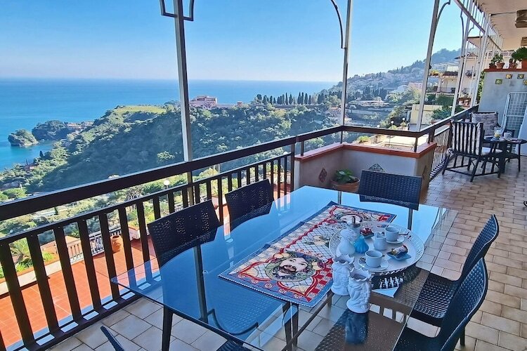Maison 6 pers. à Taormina, vue mer et piscine - Photo 2