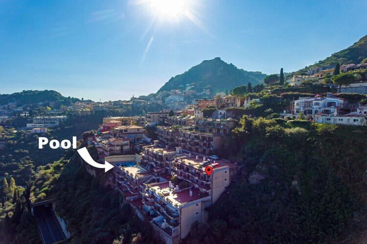 Maison 6 pers. à Taormina, vue mer et piscine - Photo 7