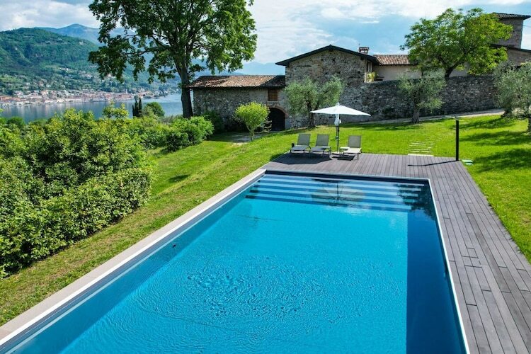 Villa Casale Lucrezia à Salò avec piscine et oliveraie - Photo 5