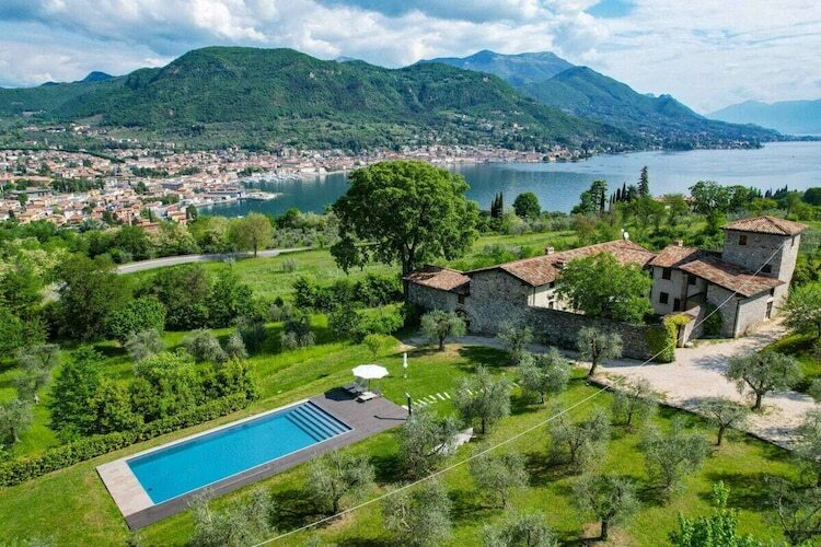 Villa Casale Lucrezia à Salò avec piscine et oliveraie - Photo 46