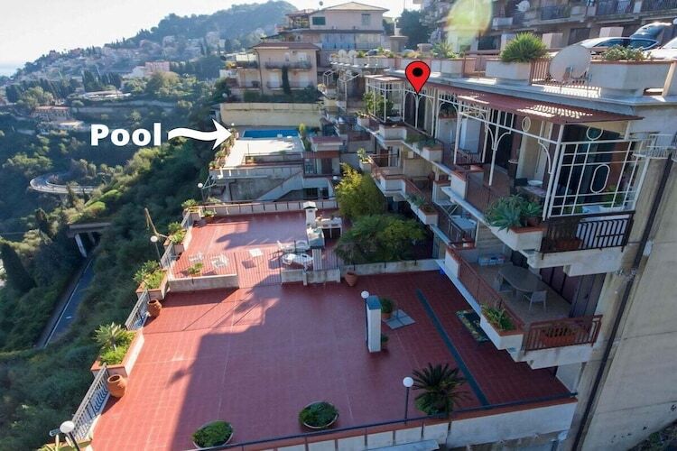 Maison Taormina avec piscine, vue mer et terrasse - Photo 7