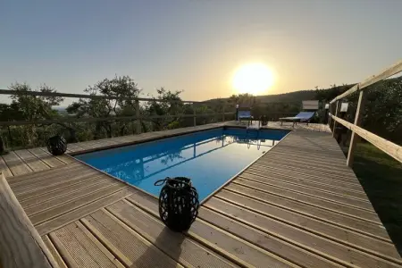 Maison avec piscine vue collines à Cortona : photo 1