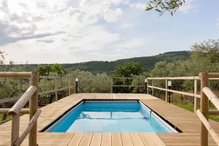 Maison avec piscine vue collines à Cortona : photo 4