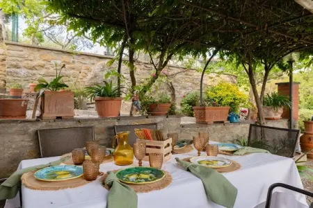Maison avec piscine vue collines à Cortona : photo 6