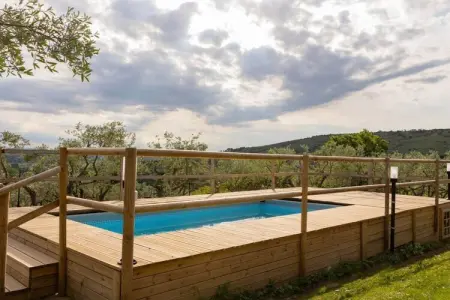 Maison avec piscine vue collines à Cortona : photo 7