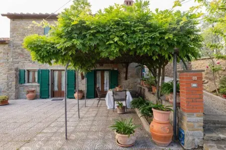 Maison avec piscine vue collines à Cortona : photo 8